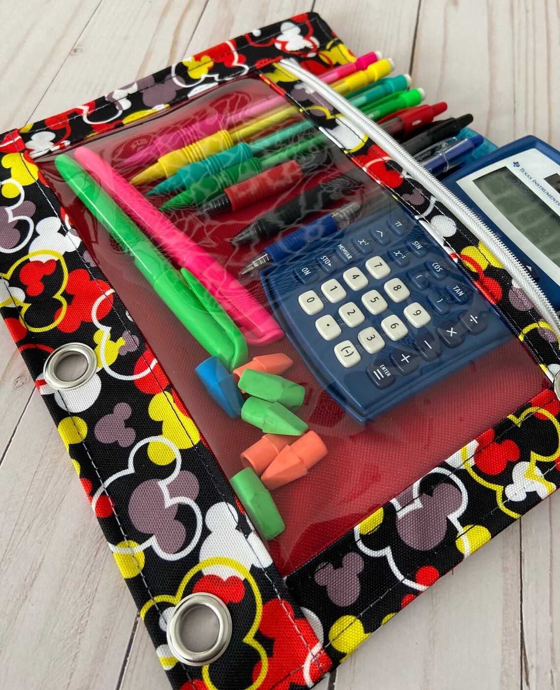 Custom 3 Ring Binder Pencil Pouch/ Binder Pencil Pouch/ Pencil Etsy