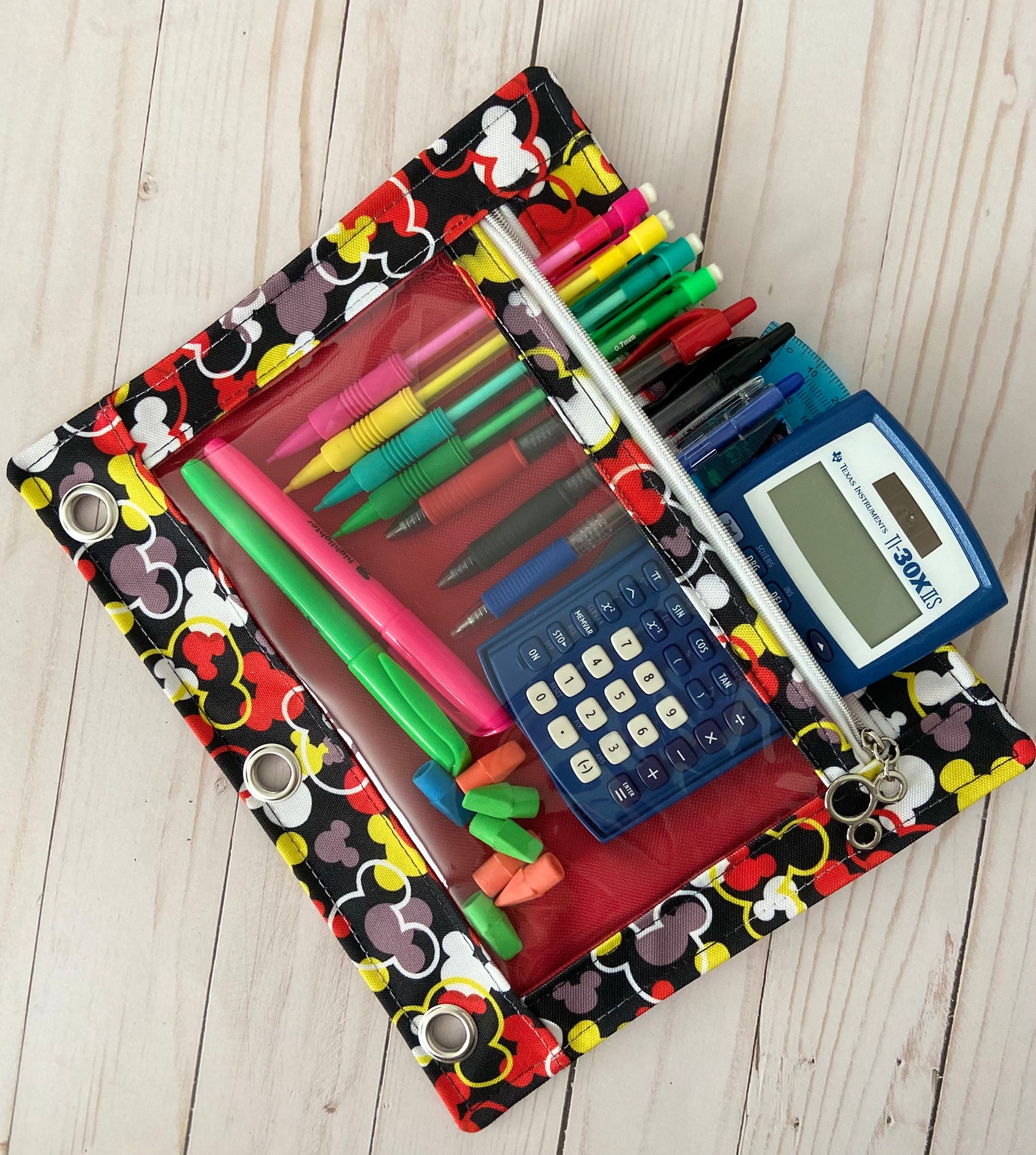 Custom 3 Ring Binder Pencil Pouch/ Binder Pencil Pouch/ Pencil Etsy