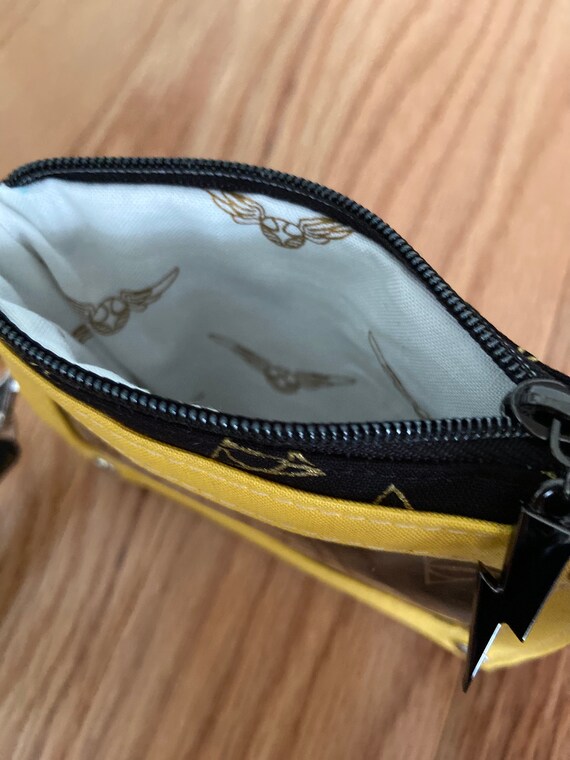Silver or Gold ID Zipper Pouch With Lanyard/ ID Holder/ ID Zipper Holder/ Zipper  Pouch With Lanyard - Etsy