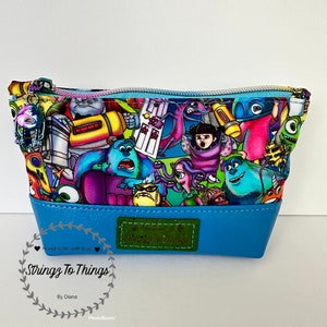 Monsters Snack Bag/ Snack Bag/ Reusable Snack Bag/ Food Safe Snack Bag/ BPE Free