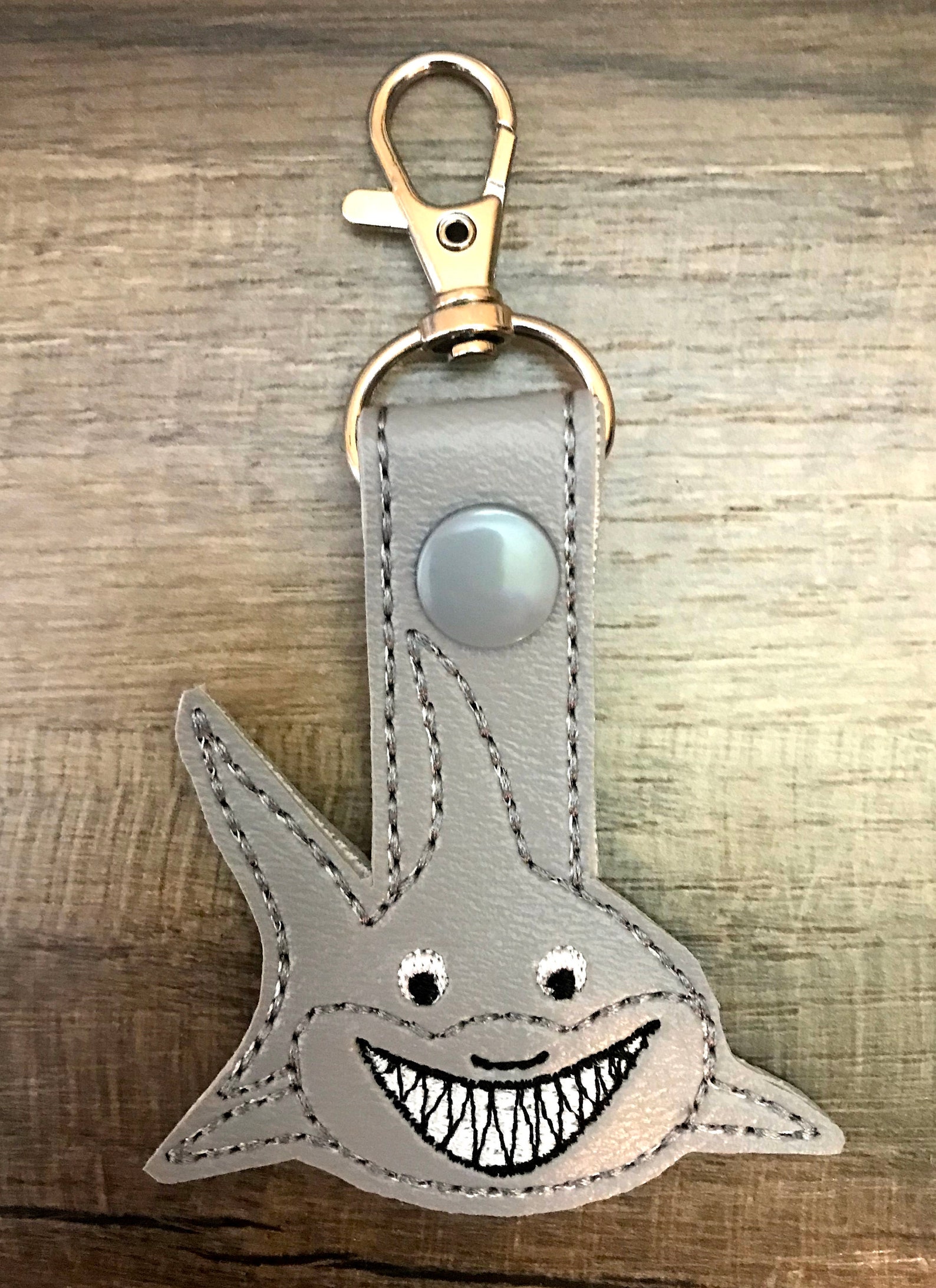 SHARK Snap Tab/ Shark Key Chain/ Shark Zipper Pull/charm | Etsy