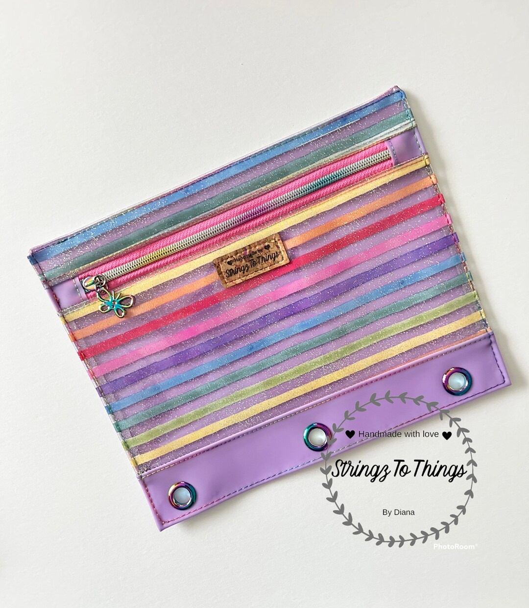 Clear 3 Ring Binder Pencil Pouch/ 3 Ring Binder Pencil Pouch/ Etsy