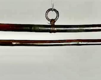 Bamboo Textile Hanger for 24" Wide Tapestry - Pagoda Style with Detachable Lower Bar