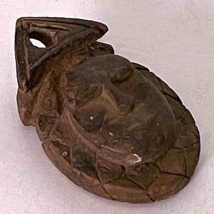 Very Small Ritual African Baule Tribal Passport Mask from Ivory Coast
