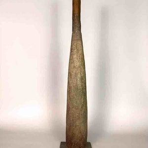 Very Old Used Moba Pestle, on Base - Togo