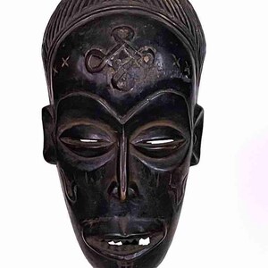 定期入れの オリジナル中古ミトゥク部族マスク角コンゴ民主共和国アフリカ その他
