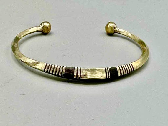 Tuareg Double Bar Multiple Stripe Inlay Squared B… - image 2