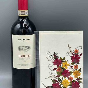 Handmade Pressed Dried Real Flower Greeting Card - Floral Corner