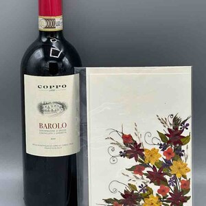 Handmade Pressed Dried Real Flower Greeting Card - Floral Corner