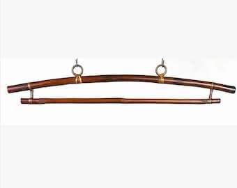 Bamboo Textile Hangers 16" Interior Length - Double Loop style