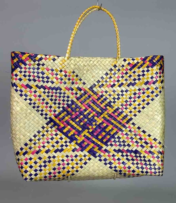 Large Pandan Straw Beach Handbag philippines Etsy UK