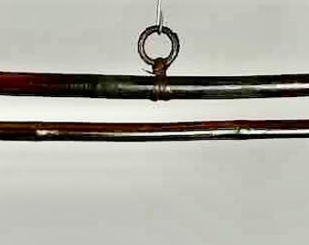 Bamboo Textile Hanger for 20" Wide Tapestry - Pagoda Style with Detachable Lower Bar