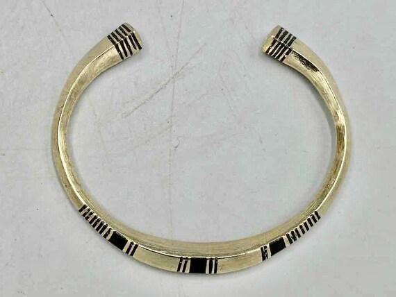 Tuareg Triple Bar Multiple Stripe Inlay Squared B… - image 4