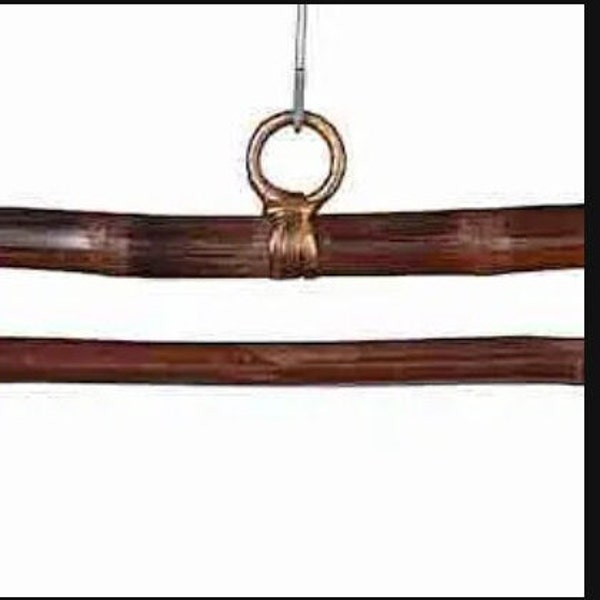 Bamboo Textile Hangers - Pagoda style - 16" Interior Length