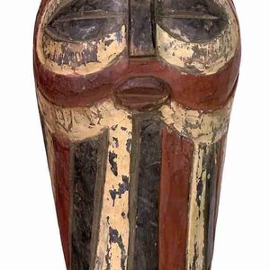Ceremonial-style African Kifwebe Tribal Mask from Congo (DRC)