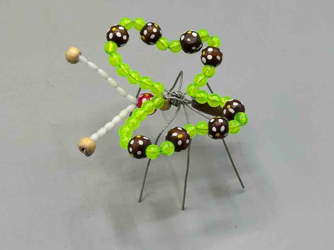 Beaded Wire Decor African Small Green Butterfly Insect - Etsy