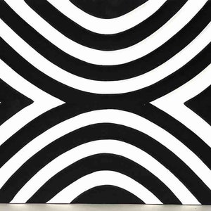 Imigongo Royal Tutsi Rwanda Black & White Geometric Tableaux | 12 X 15 ...