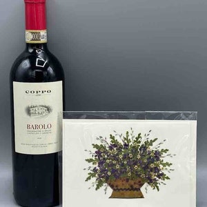 Handmade Pressed Dried Real Flower Greeting Card - Floral Arrangement