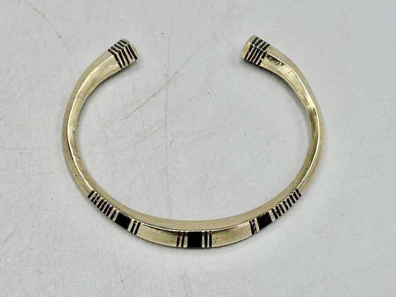 Tuareg Triple Bar Multiple Stripe Inlay Squared B… - image 3