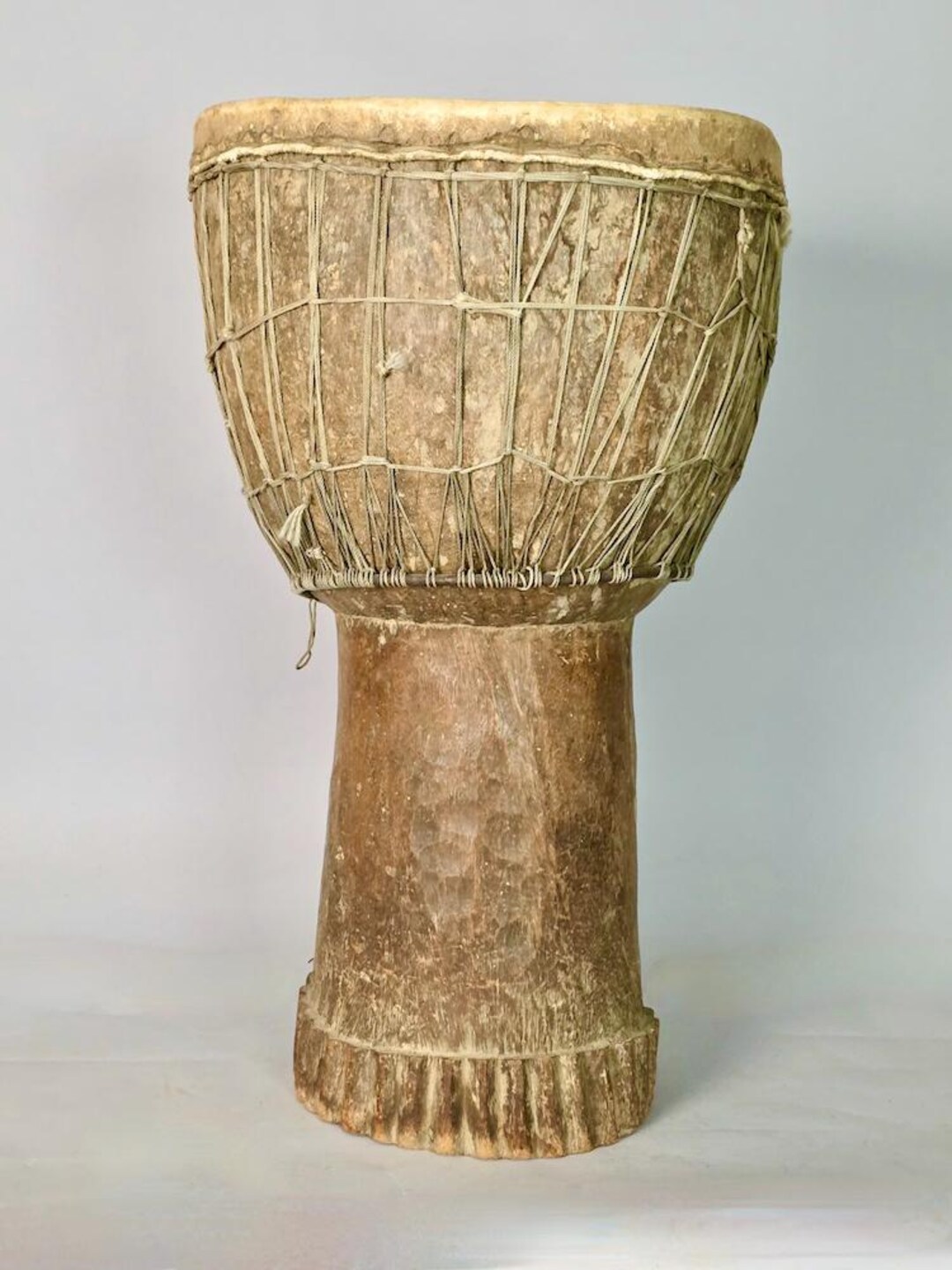 ビンテージ　ジャンベ Vintage Extraordinarily Large African Djembe Drum - Mali - Etsy