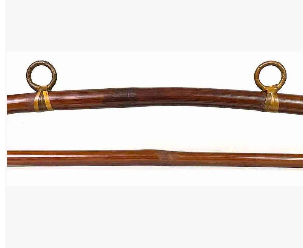 Bamboo Textile Hangers - Double Loop style - 24" Interior Width