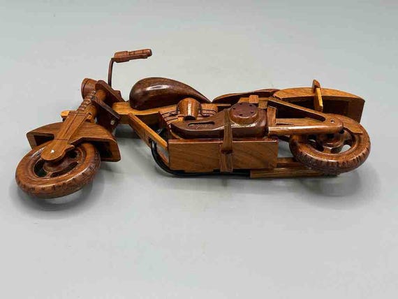 Handmade Wooden Toy Motorcycle - Vietnam - Etsy