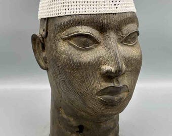 Solid color 100% cotton crocheted kufi African men&#39;s hat