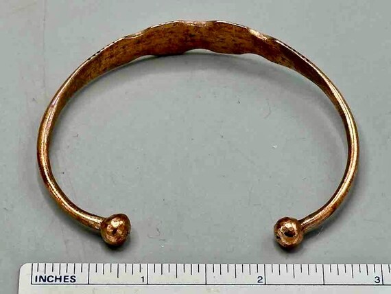 Tuareg Multiple Stripe Inlay Indented Sides Etche… - image 10