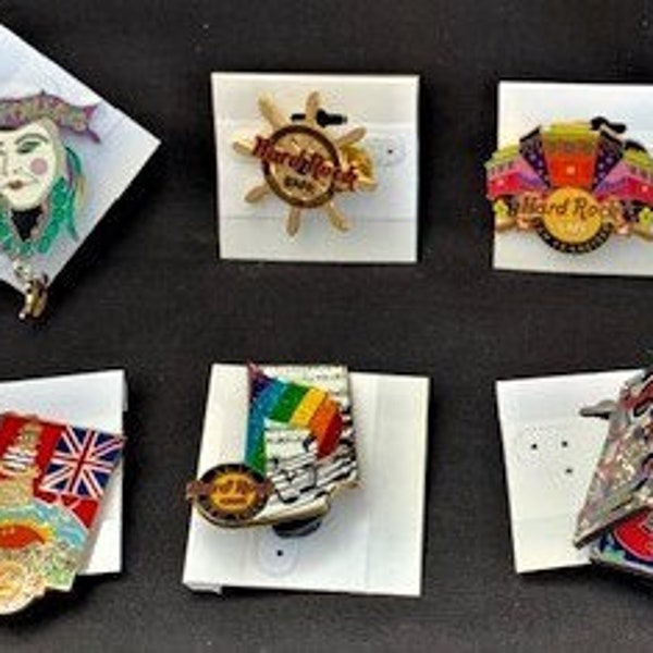 Vintage Variety Collectible Hard Rock Cafe Special City Lapel Pins -Collection