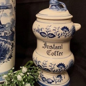 Blue Canister Japan - Etsy