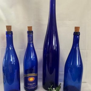 Botellas de vidrio azul -  México