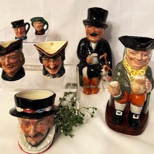 英国　イギリス製　ロイヤルドルトン　トビージャグ　ビンテージ　ハンドペイント 英国 イギリス製 ロイヤルドルトン トビージャグ ビンテージ