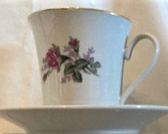 Vintage Grace's Teaware - Tea Cup Set-Vintage Red Rose Porcelain Tea Cup  Set-Vintage Rose Porcelain Tea Cup and Saucer