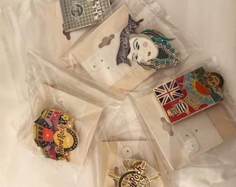 ハードロックカフェ ニューヨーク ギター 自由の女神像 ピンバッジ
