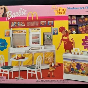 barbie mcdonalds set