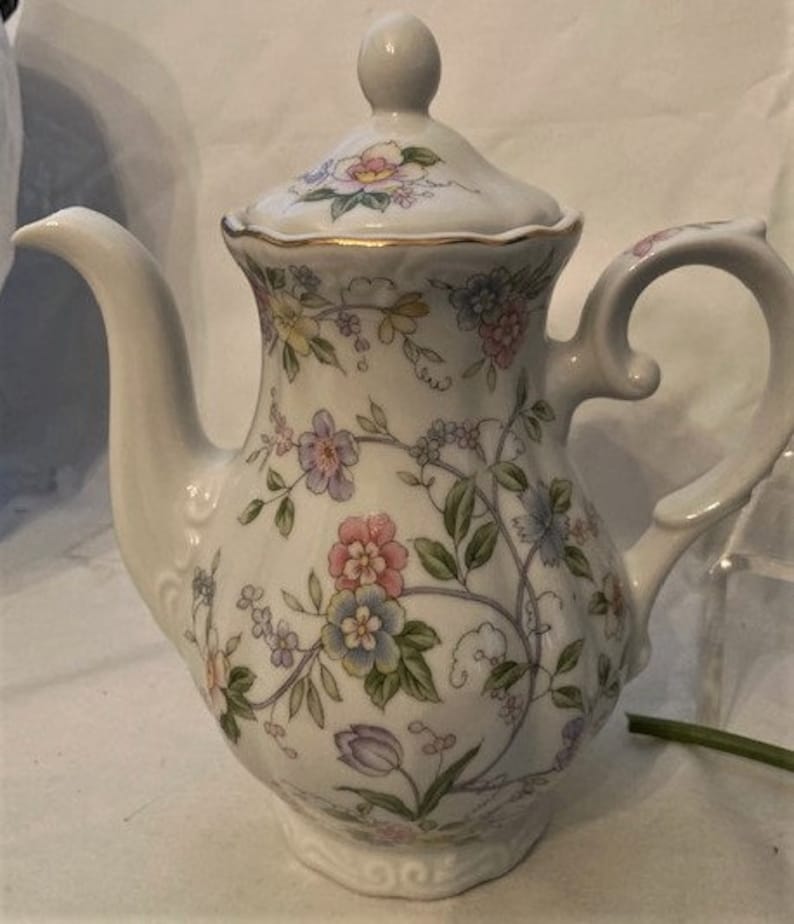 Vintage Porcelain Tea Pots Collection Andrea by Sadek Etsy