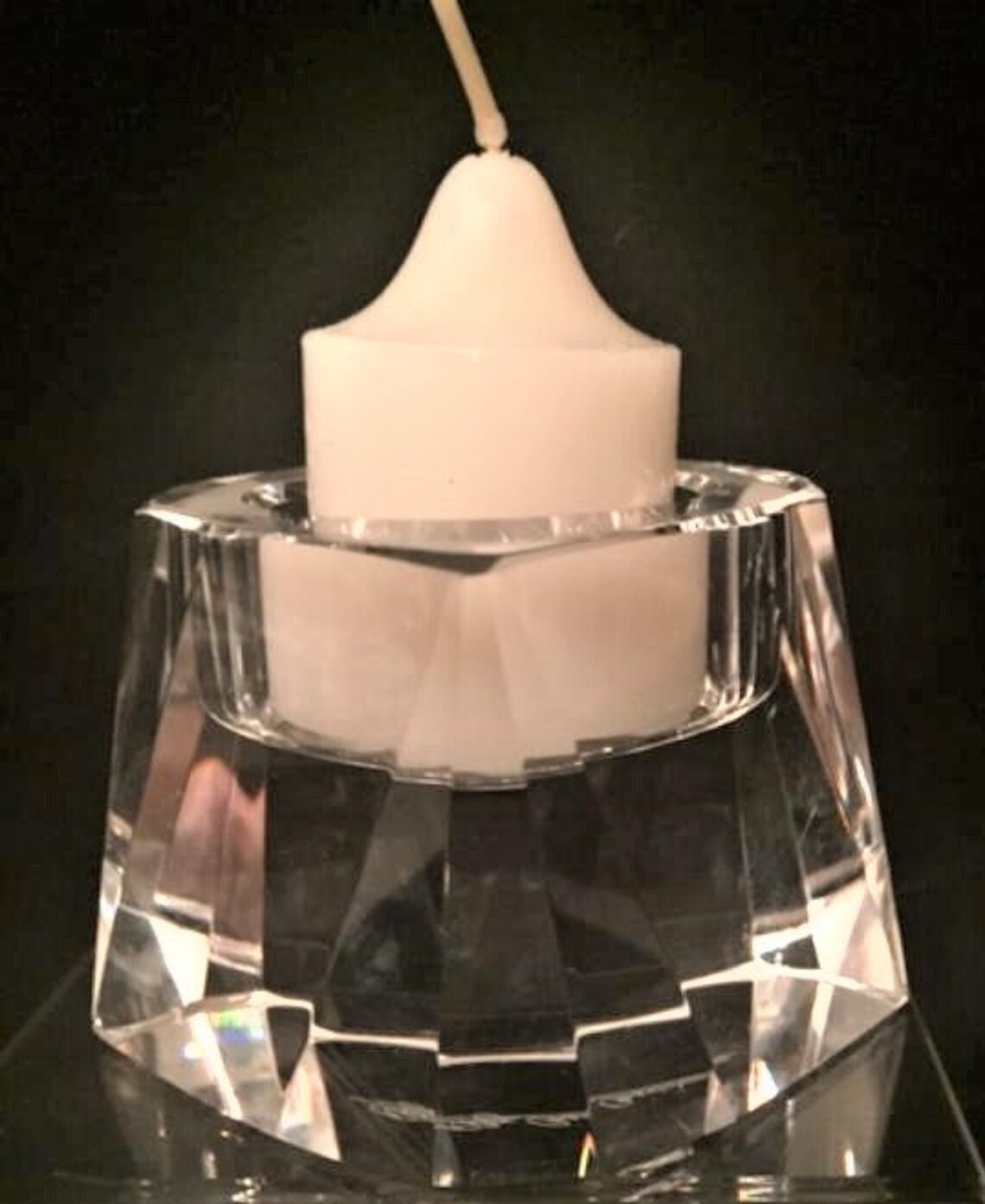 OLEG CASSINI Crystal Votive Tealight Candle Holder Sedona Etsy