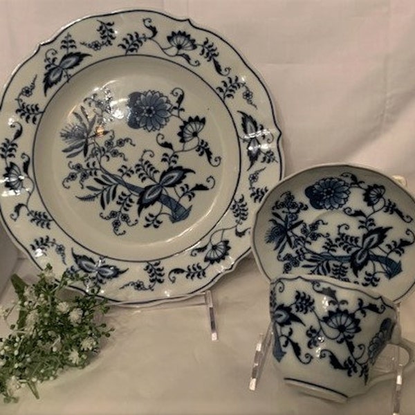 Blue Danube Dinner Plates Etsy