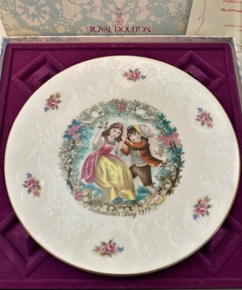 Vintage Royal Doulton Valentines Day Collectible Porcelain Etsy