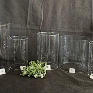 Lampe de table, clair, divers, cylindrique, globe, bougeoir, abat-jour, ouvert, grand, ouragan, cheminée, tube, verre, lampe