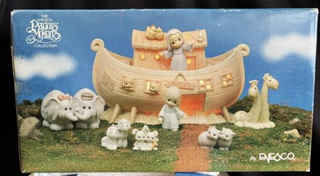 Vintage Enesco Precious Moments Collection Two by Two-porcelain