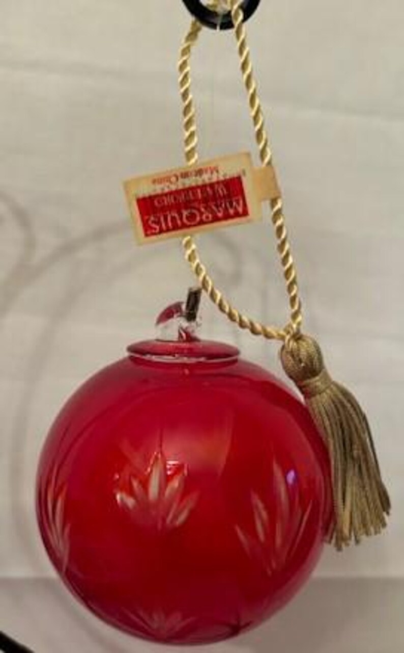 Vintage Waterford Elements Star Ball Holiday Heirlooms Ornament & Set ...
