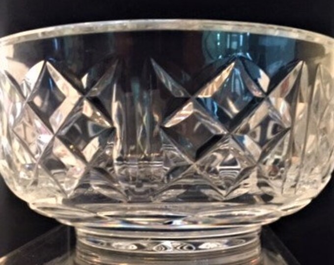 Vintage Waterford Crystal Candy Dish Cut Glass Design Etsy