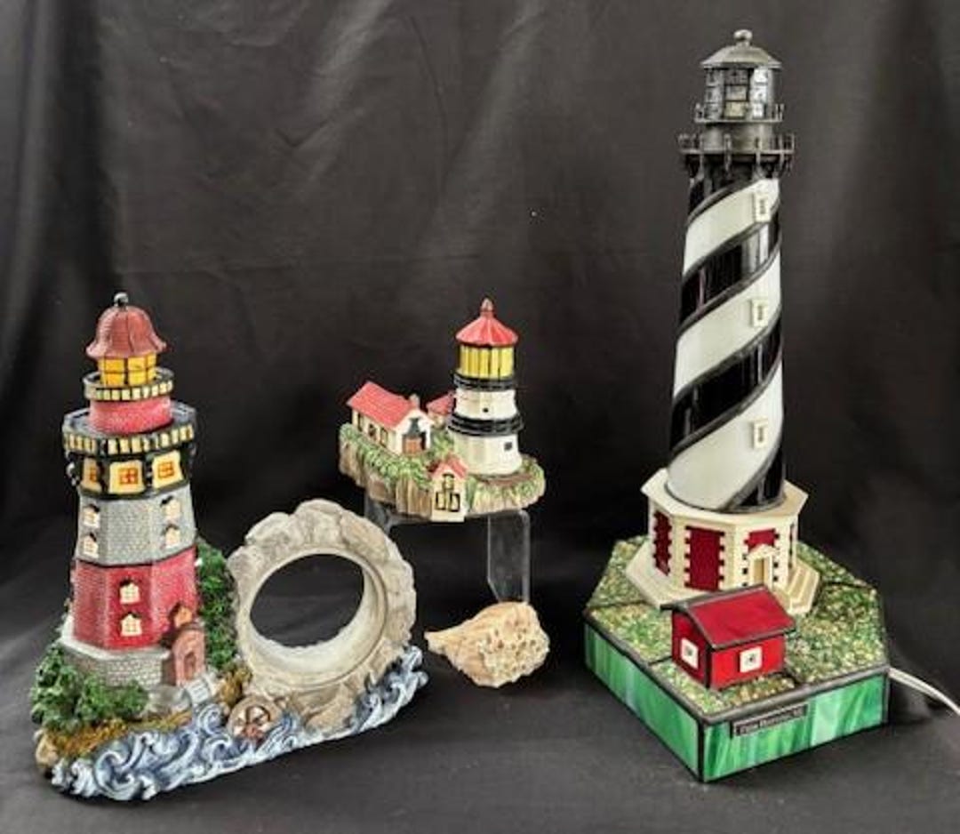 Vintage Collection Ceramic/resin Lighthouse-tall Resin Lighthouse-point ...