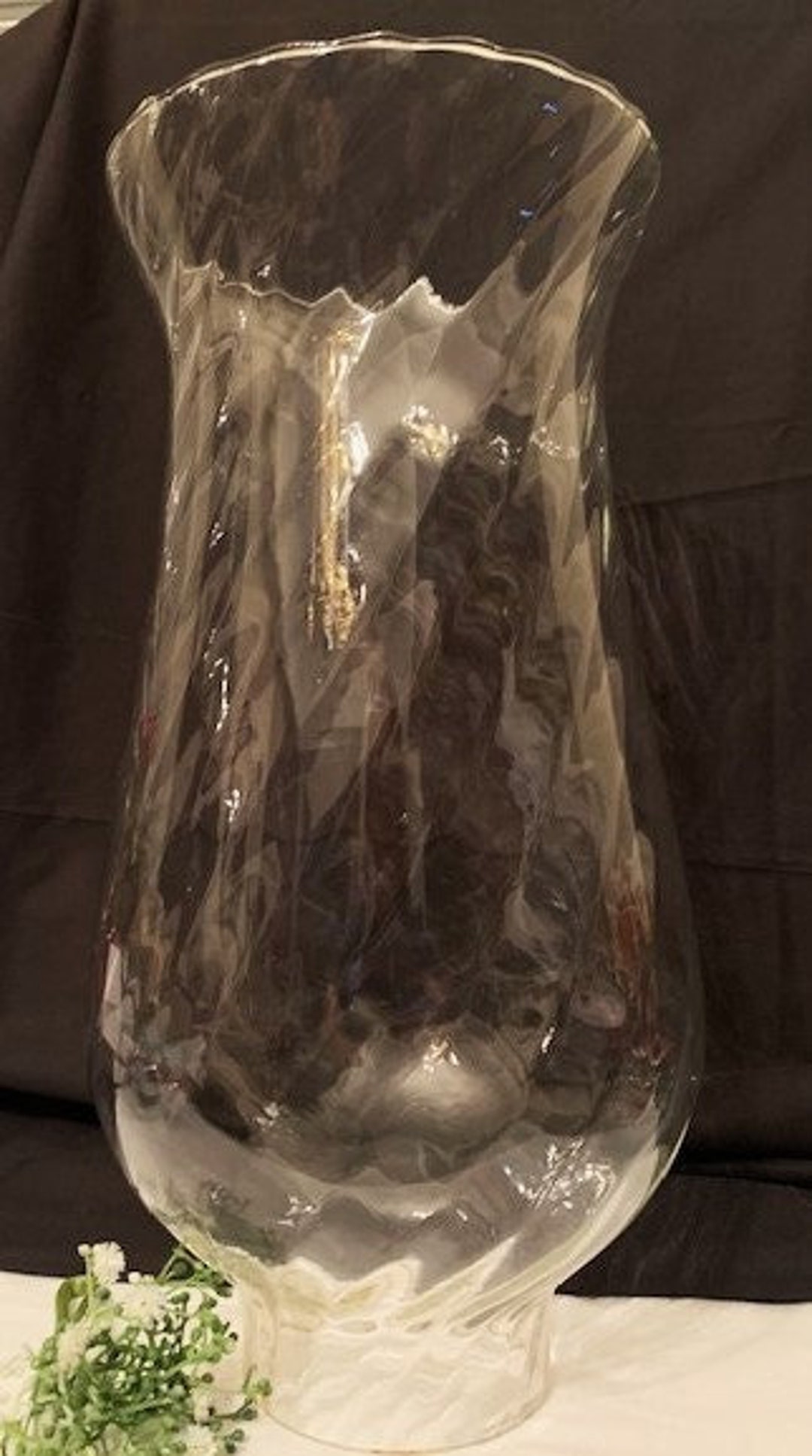 Vintage Tall Large Hurricane Shade Candle Holder or Etsy