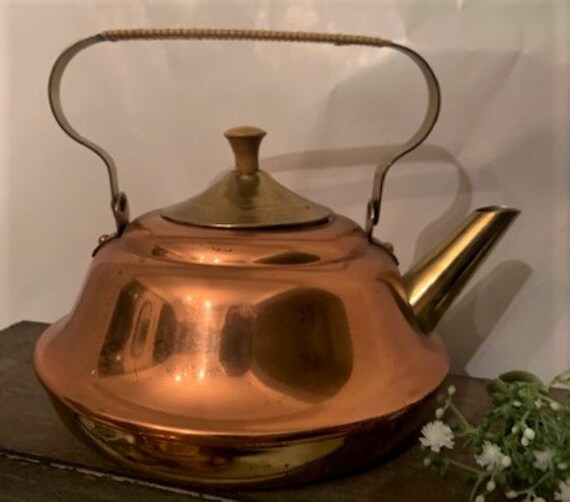 Vintage Coppercraft Guild Copper Tea Kettle Made in USA & Vintage