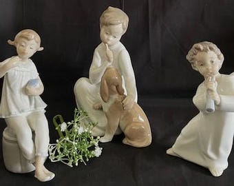 ヴィンテージ リヤドロ 新郎新婦フィギュア - 結婚記念ギフト - ケーキ