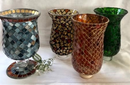 Porta candele lunghe in vetro di design - Arredamento casa, Candelabri