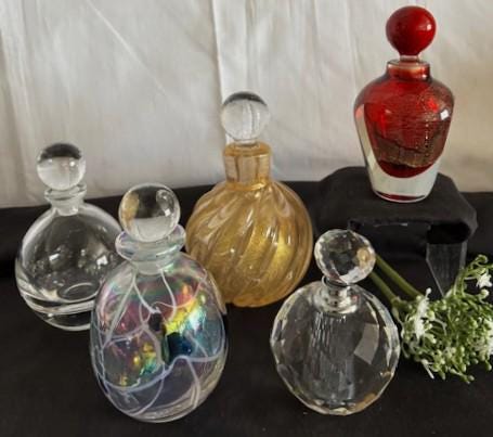 Murano Latticino Perfume - Etsy Australia