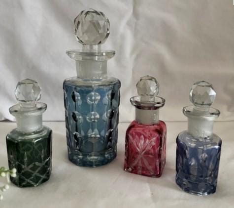 Decorative bottles green colored glass - Etsy 日本